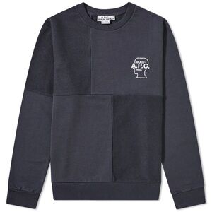 A.P.C. Navy Brain Dead Edition Pony Sweatshirt